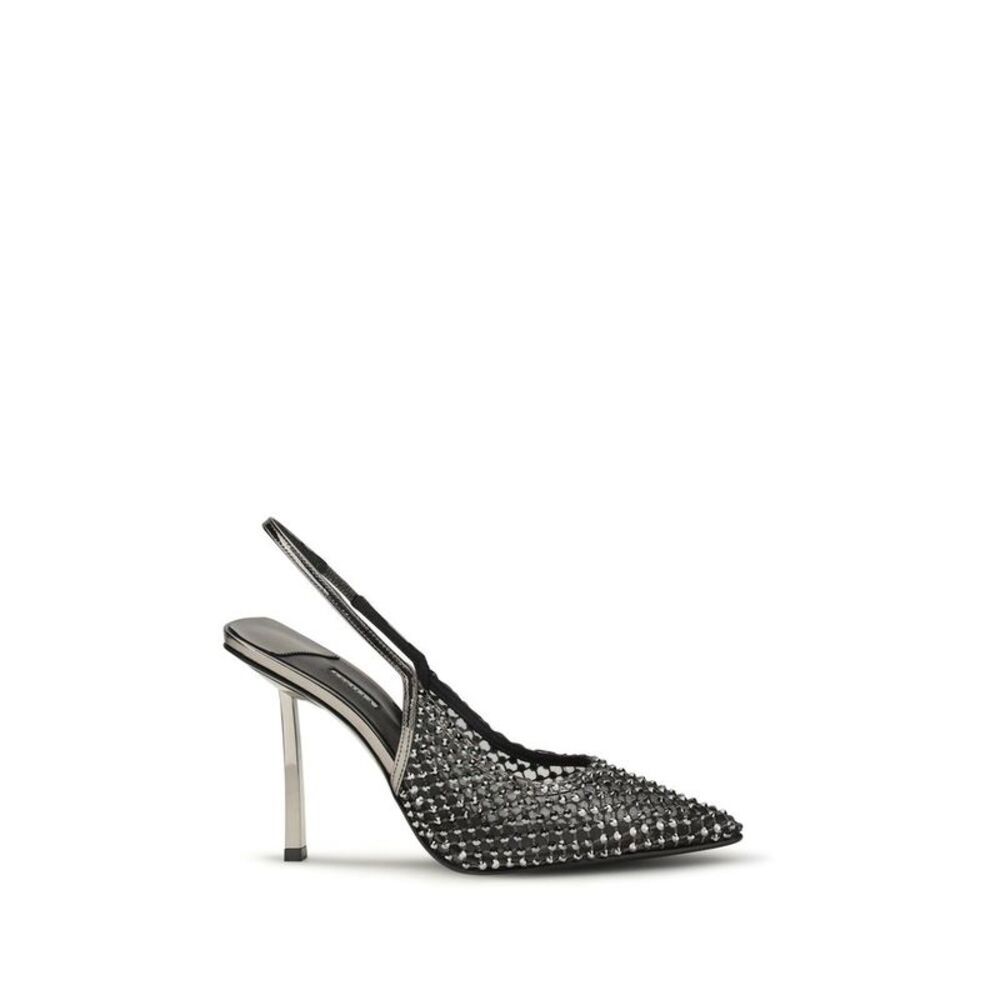 LE SILLA Black Nylon High Heel Women's Pumps